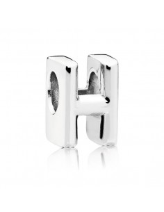 Charm en plata de ley Letra H