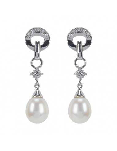 PENDIENTES ORO Y PERLA