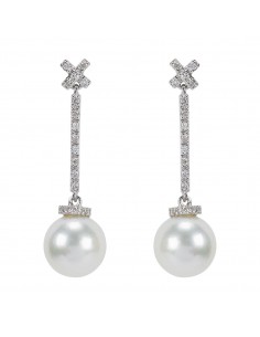 Pendientes oro blanco...