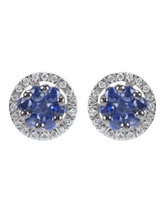 Pendientes de brillantes y...