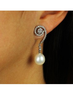 Pendientes oro blanco,... 2