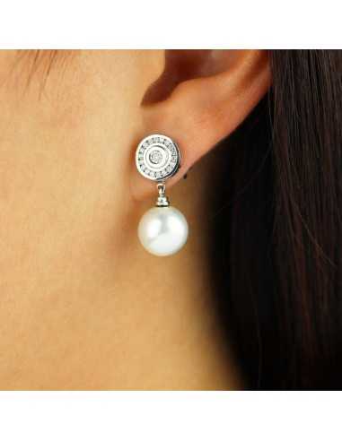 Pendiente Oro Blanco desmontable...