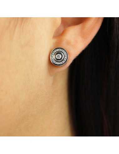 Pendiente Oro Blanco desmontable...