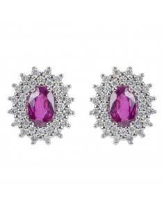 Pendientes de oro blanco...