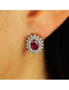 Pendientes de oro blanco... 2