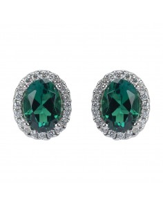 Pendientes Oro blanco con...