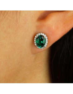 Pendientes Oro blanco con... 2