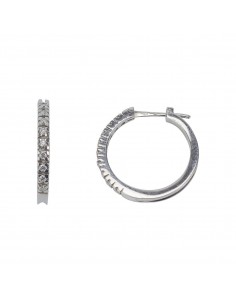 Aro de Oro blanco 9k con...