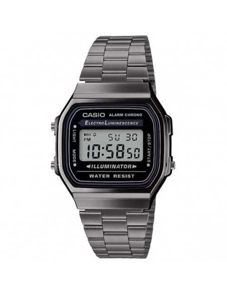 RELOJ CASIO RETRO-VINTAGE ACERO A168WEGG-1AEF