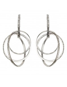 Pendientes plata y circonitas