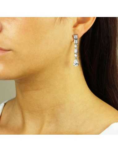 Pendientes white Hunyad