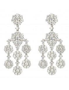 Pendientes plata rodio...