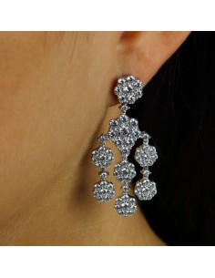 Pendientes plata rodio... 2