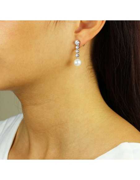 Pendientes white Mull