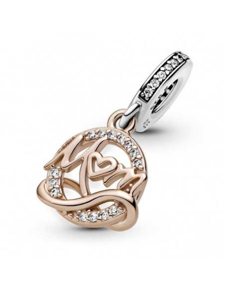 Charm Pandora Colgante Bicolor Mamá 789374C01