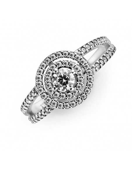 Anillo Pandora Doble Halo Brillante 199408C01