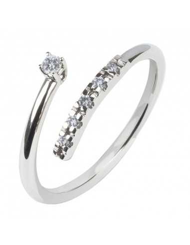 Anillo de compromiso con 6 diamantes...