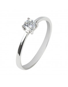 Solitario en oro blanco con... 2