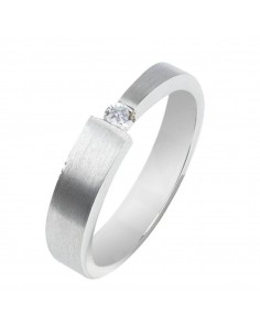 Solitario oro blanco y... 2