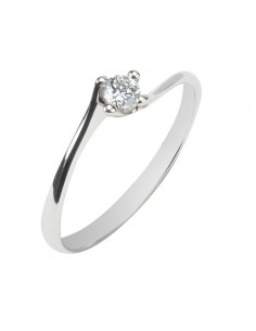 Anillo de Pedida Oro Blanco... 2