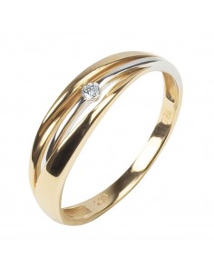 SORTIJA de oro blanco y... 2