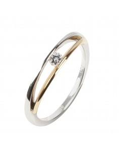 SORTIJA oro blanco y... 2