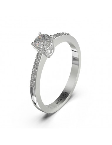 Anillo de compromiso oro Fabiola -...