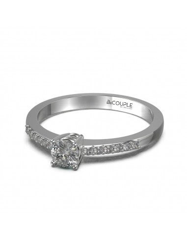 Anillo de compromiso oro Fabiola -...