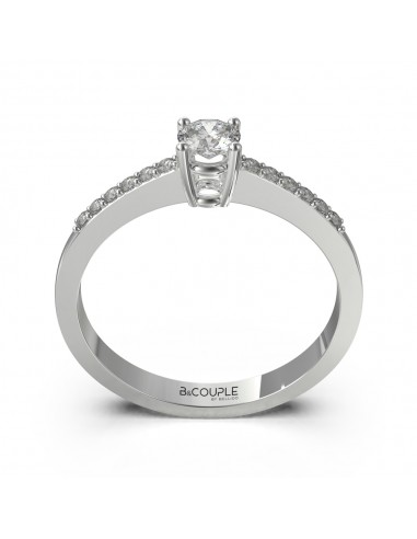Anillo de compromiso oro Fabiola -...