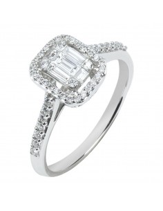 Sortija Oro blanco con... 2