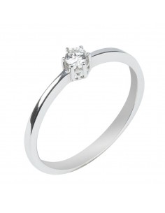 Anillo de pedida oro blanco... 2