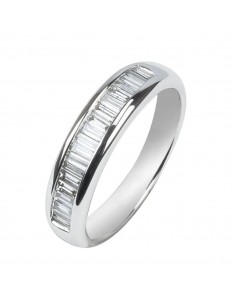 Sortija de Oro Blanco y... 2