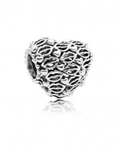 Charm plata corazón