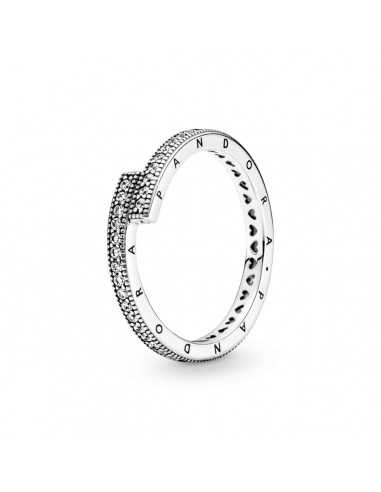 Pandora anillo de plata esterlina con...