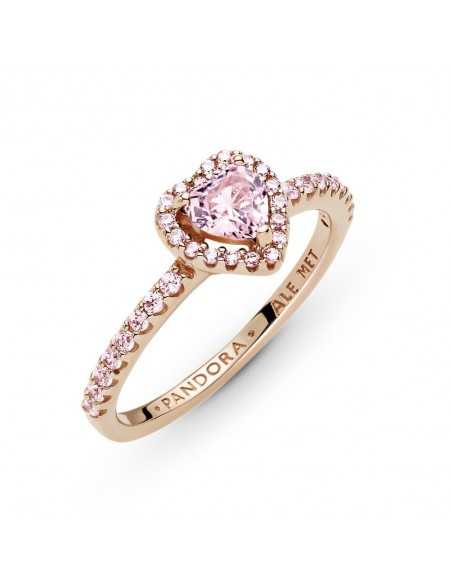 ANILLO PANDORA ROSE CORAZÓN BRILLANTE 188421C04