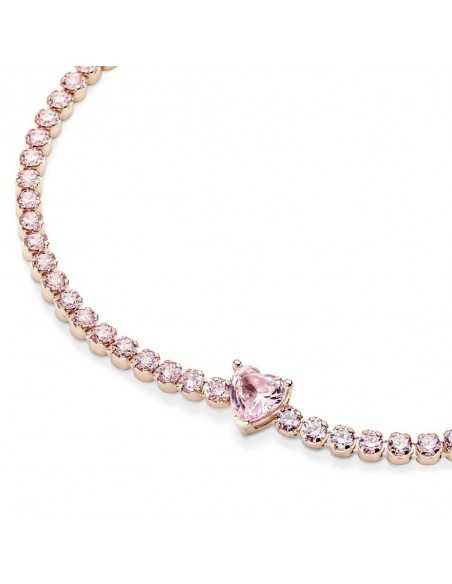 PULSERA PANDORA CORAZÓN BRILLANTE 580041C01