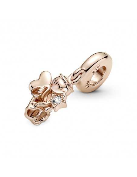 CHARM COLGANTE ALAS DE CORAZÓN ROSE 789650C01