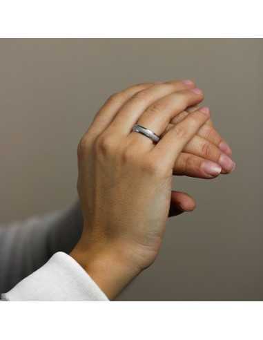 Alianza Trend Oro 18K Blanco de 4,5mm