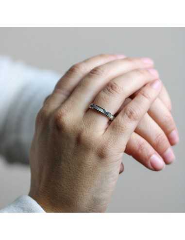 Alianza Trend Oro 18K Blanco de 3,5mm