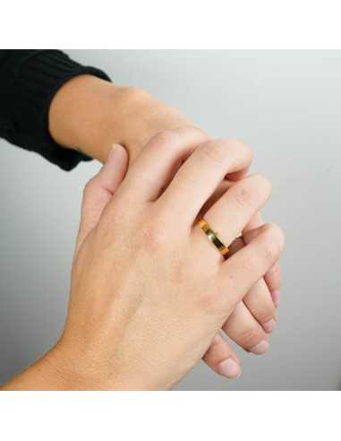 Alianza Clásica plana oro 18K...