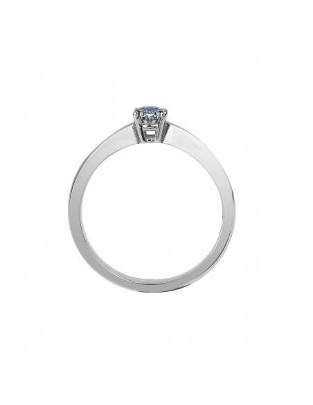 Anillo Solitario de platino con Brillante de 0,26 cts E-VS1