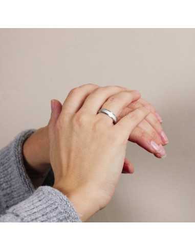 Alianza Trend Oro 18K Blanco de 4,5mm