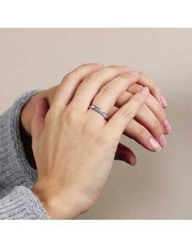 Alianza Trend Oro 18K Blanco de 3,5mm