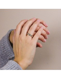 Alianza Oro Bicolor 18K  de... 2