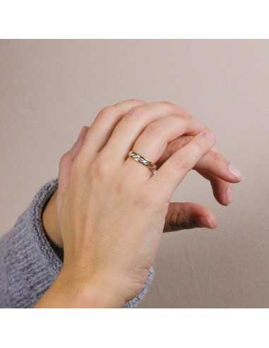 Alianza Oro Bicolor Amarillo blanco...