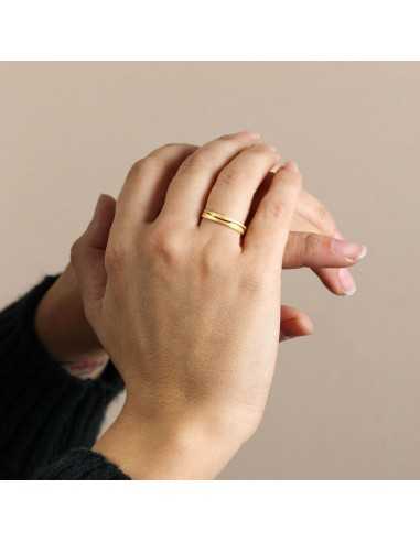 Alianza Trend Plana Oro 18K Amarillo...