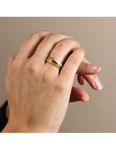 Alianza Trend Plana Oro 18K Amarillo...