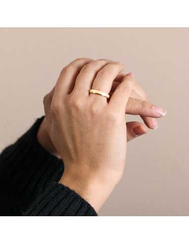 Alianza Trend Plana Oro 18K Amarillo...