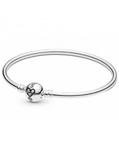 Pulsera rígida plata talla 21