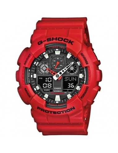 Reloj Casio G-Shock Rojo GA-100B-4AER